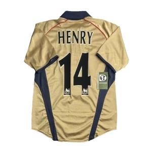 Arsenal 2001/02 Away Shirt - Henry #14 Back View
