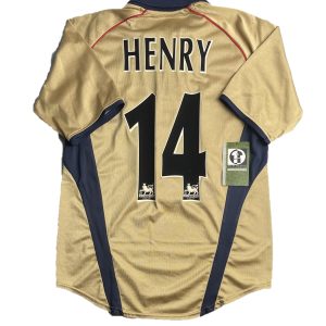 Arsenal 2001/02 Away Shirt Henry nameset