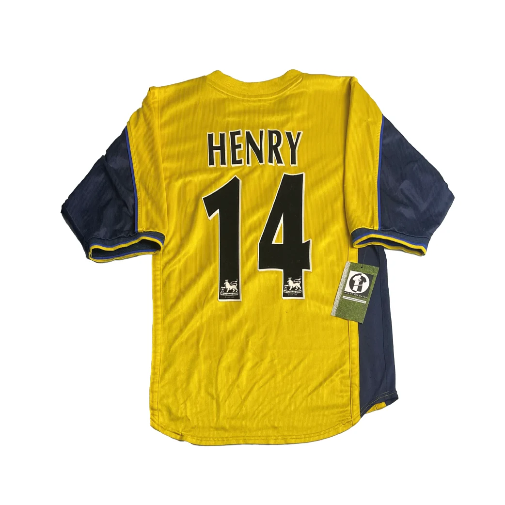 Arsenal 1999/00 Away Shirt - Henry #14 Back View