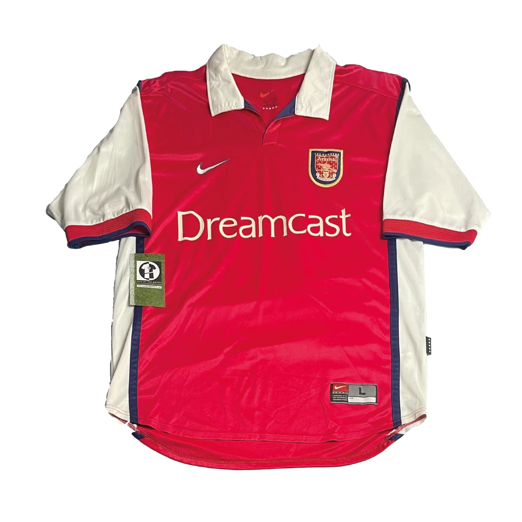 Arsenal 1999/00 Home Shirt - Henry #14 Front View