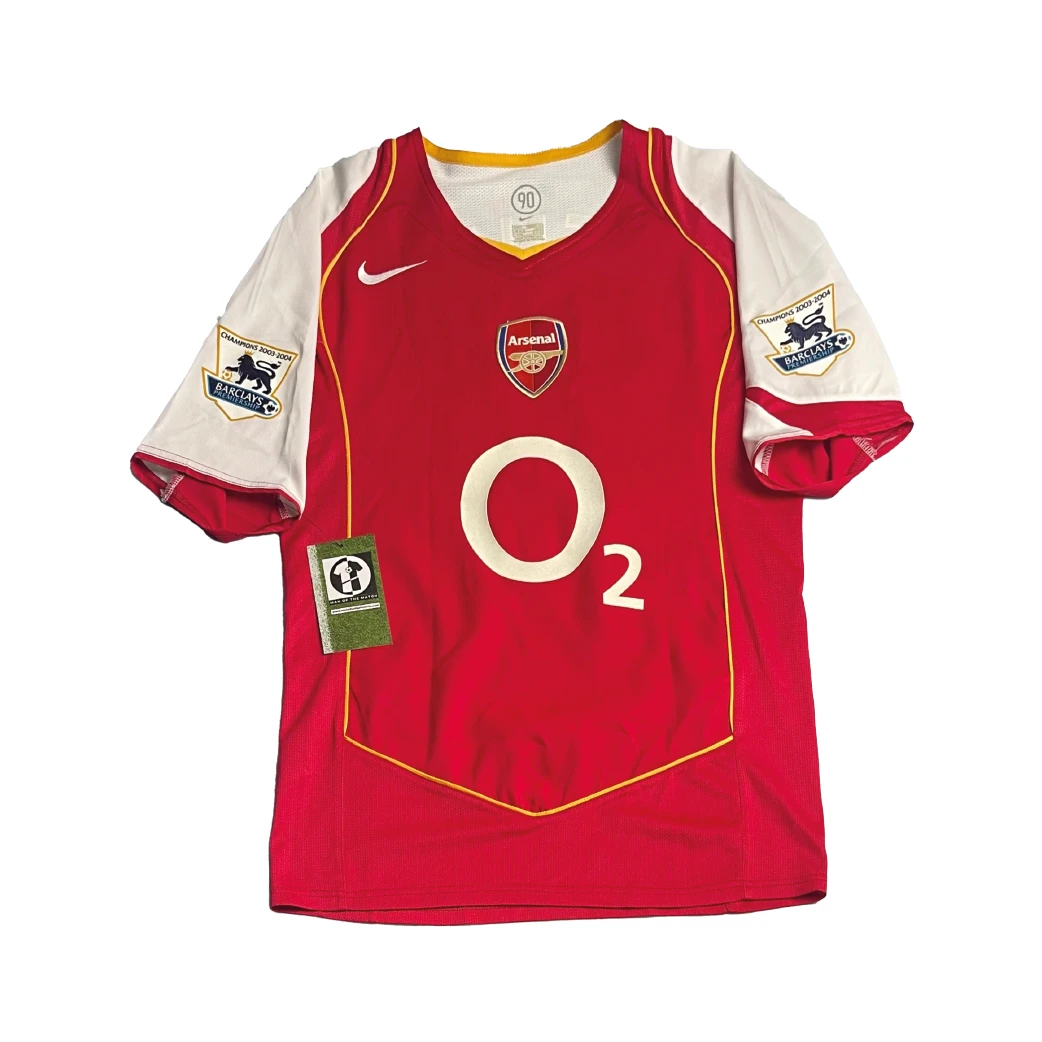Arsenal 2004/05 Home Shirt - Henry #14 Front View