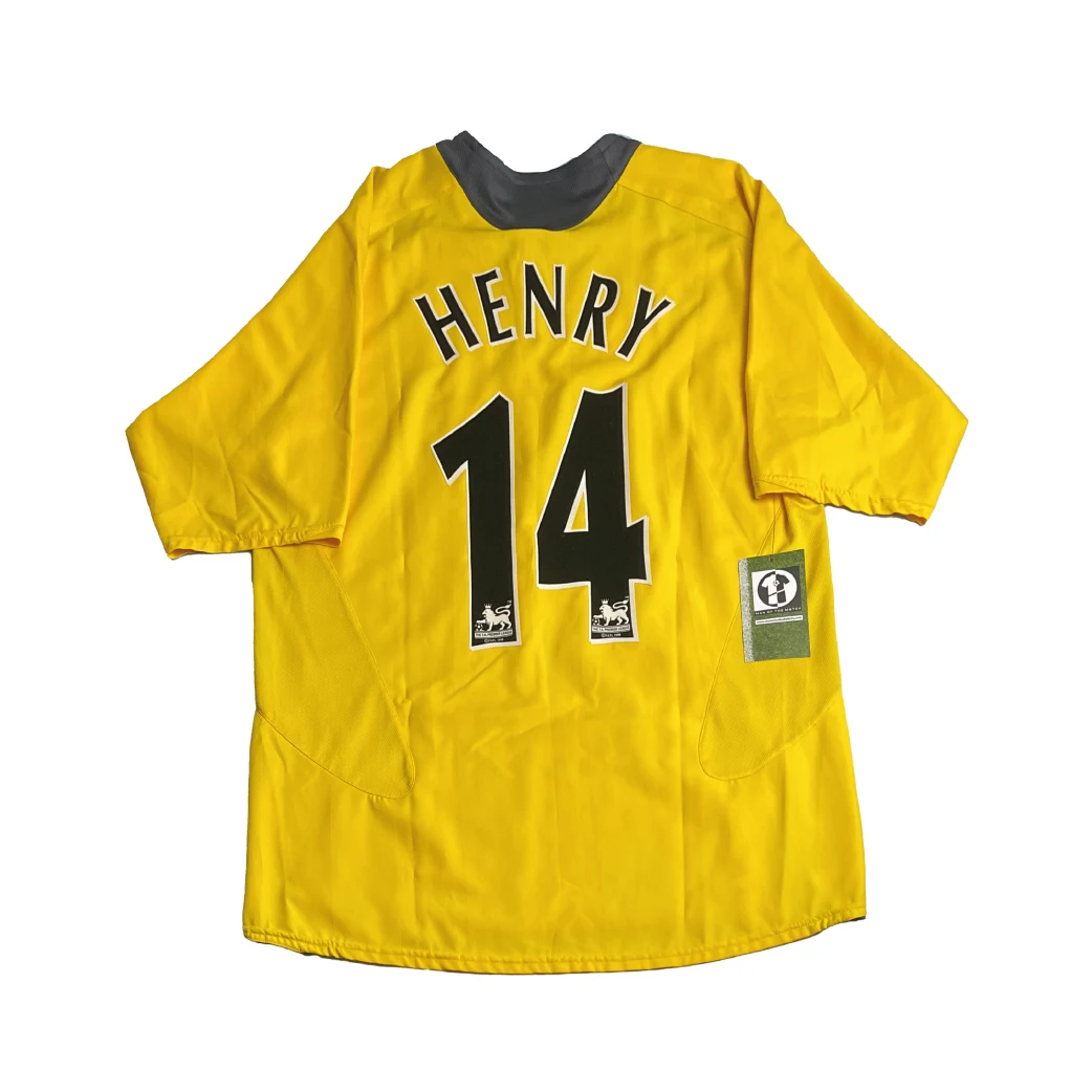 Arsenal 2005/06 Away Shirt - Henry #14 Back View