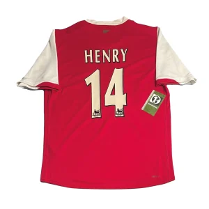 Arsenal 2006/07 Home Shirt - Henry #14 Back View