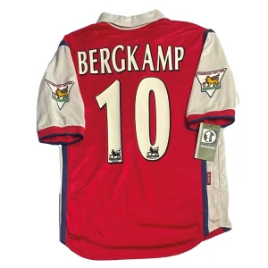 Arsenal 1998/99 Home Shirt - Bergkamp #10 Back View