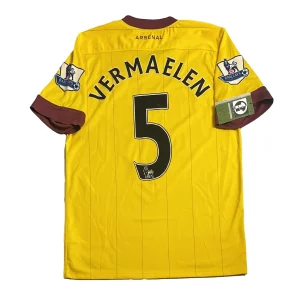 Arsenal 2010/11 Away Shirt - Vermaelen #5 Back View