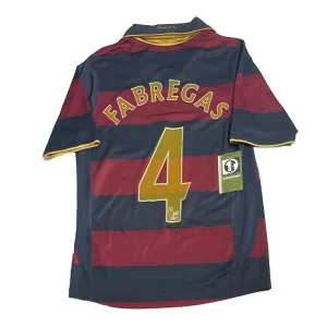 Arsenal 2007/08 3rd Shirt - Fabregas #4 Back view
