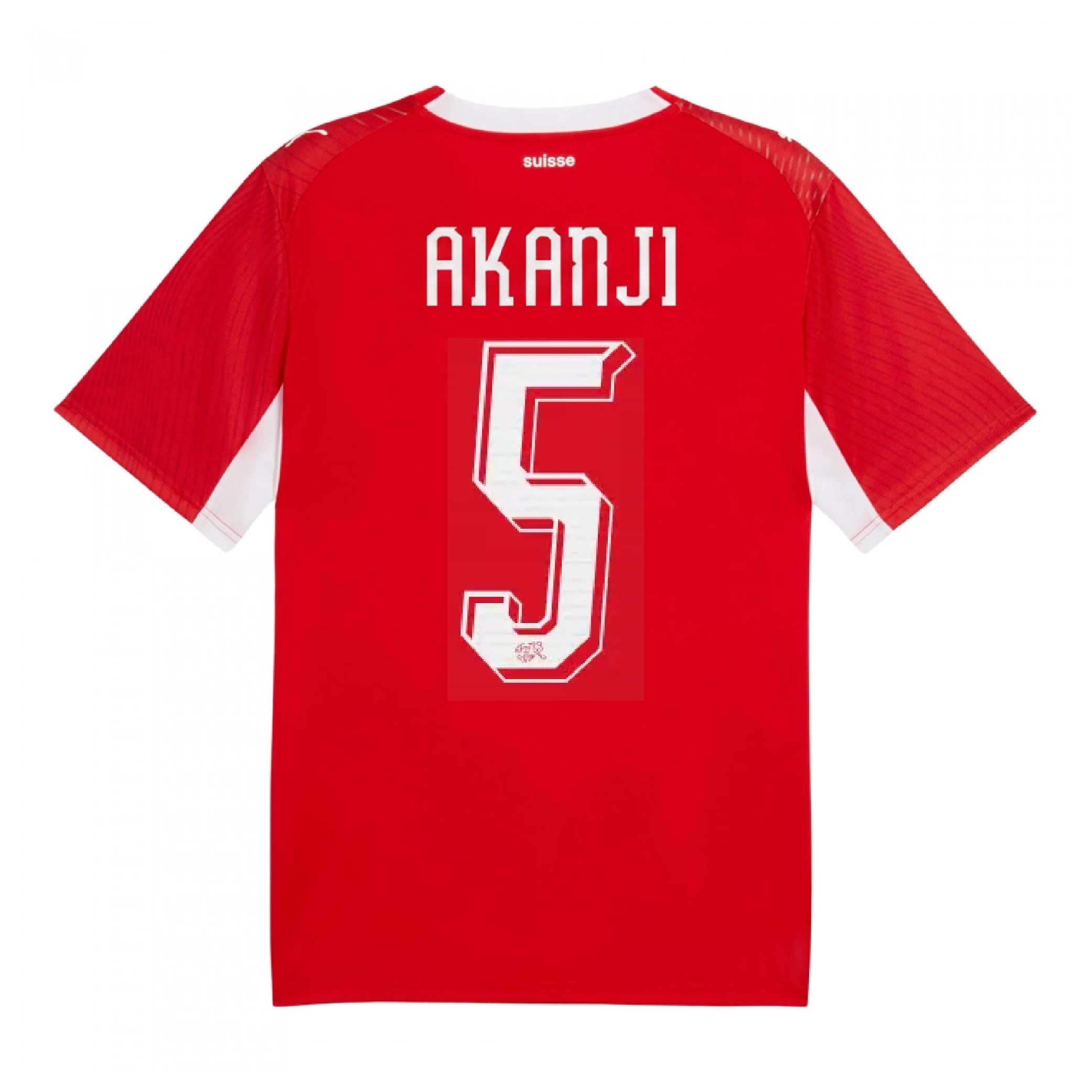 Switzerland 2026 Home Shirt - Akanji #5