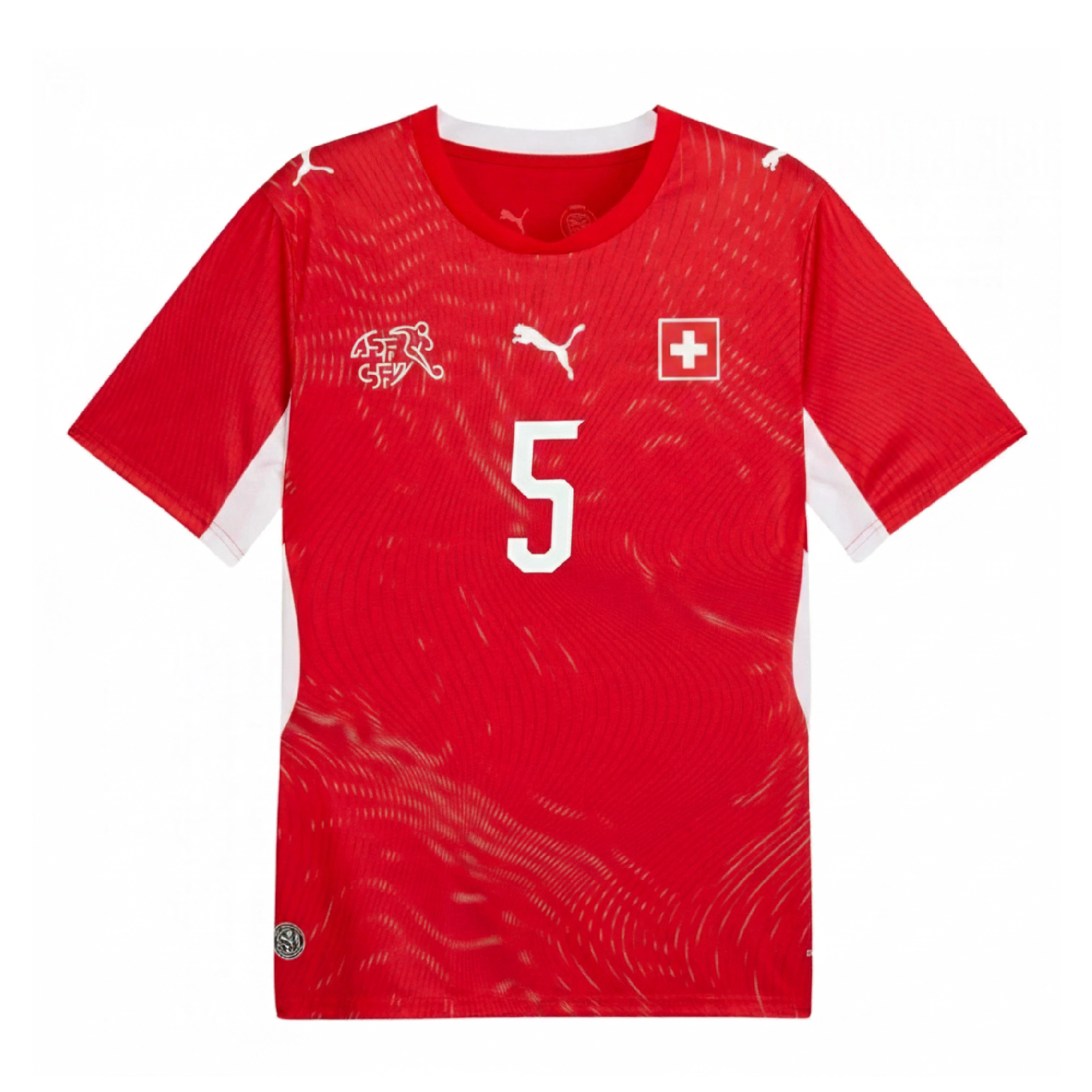 Switzerland 2026 Home Shirt - Akanji #5 - Image 2