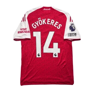 [Player Edition] Arsenal 2025/26 Home Shirt - Gyökeres #14 (EPL Full Set) (Size L Asia)