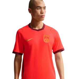 China 2026 Home Shirt Close up Front View