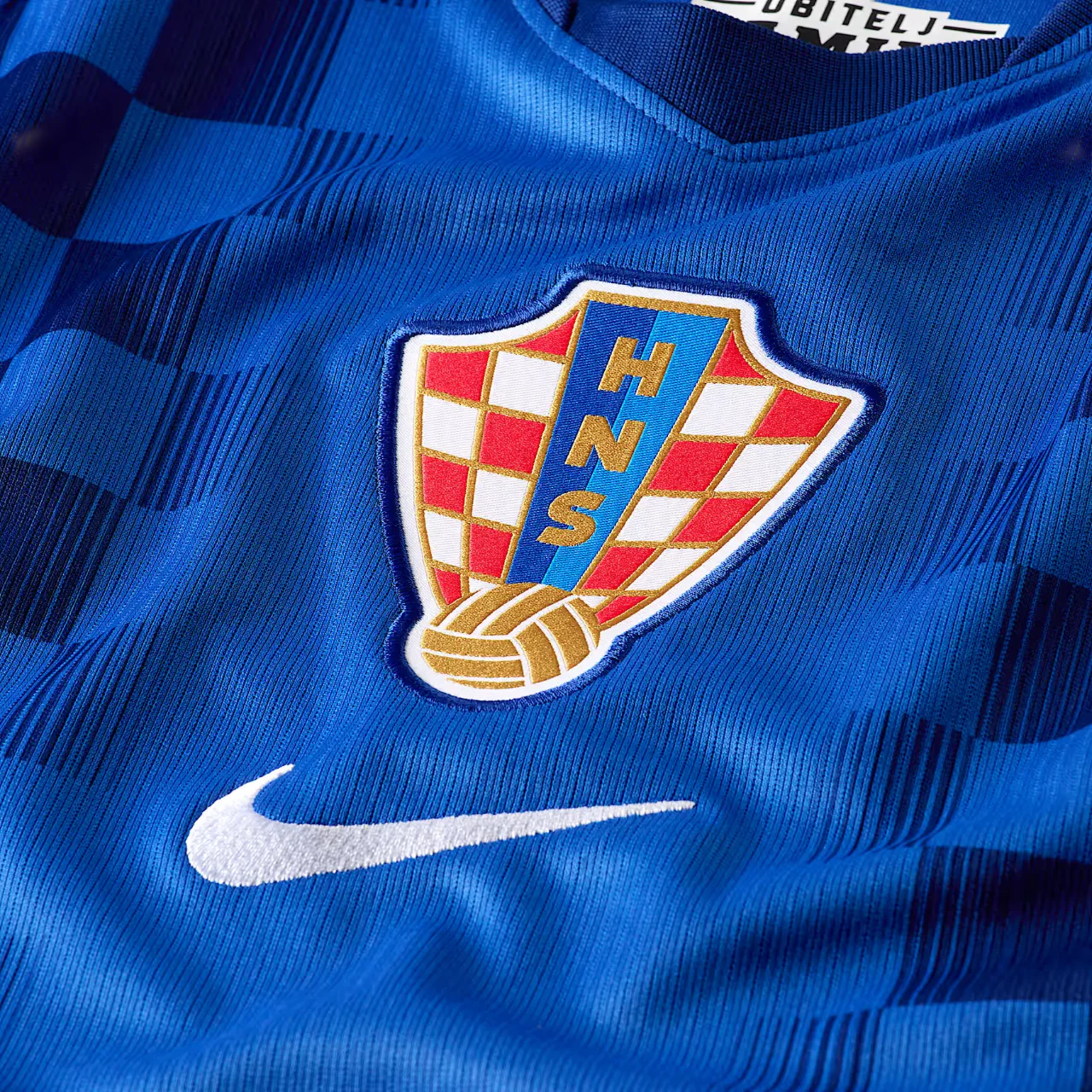 Croatia 2026 World Cup Away Shirt Crest View