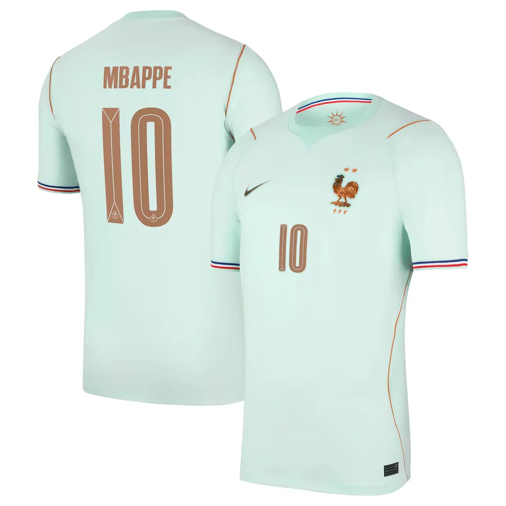 France 2026 World Cup Away Shirt - Mbappe #10 Both View