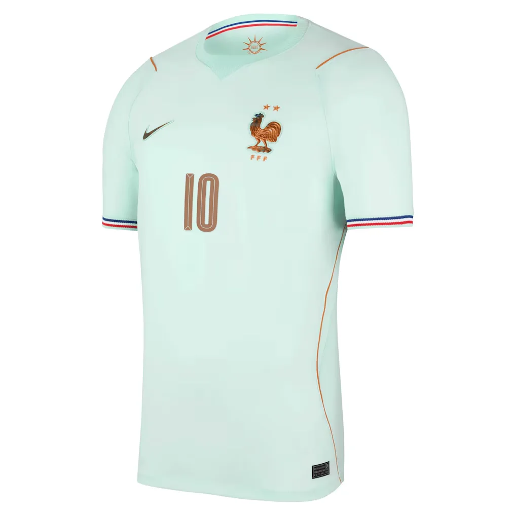 France 2026 World Cup Away Shirt - Mbappe #10 Front View