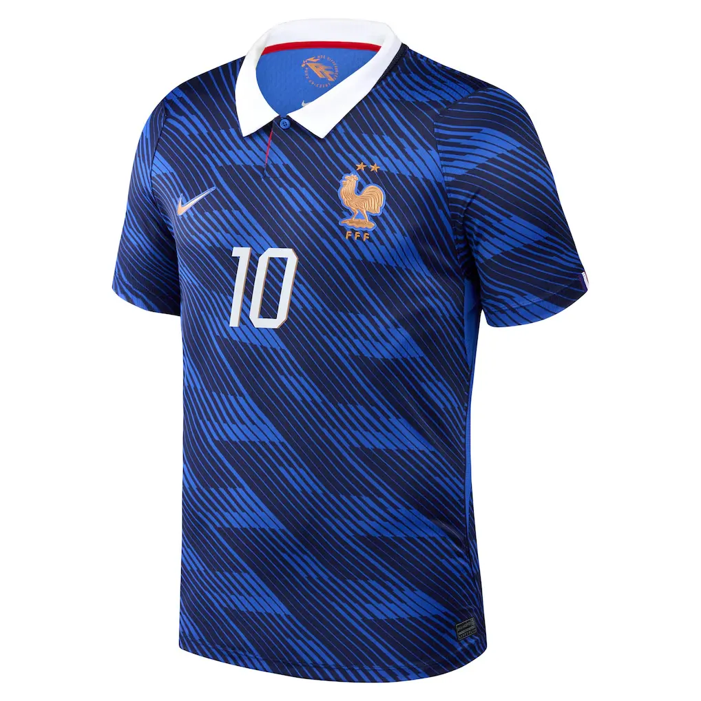 France 2026 World Cup Home Shirt - Mbappe #10 Front View