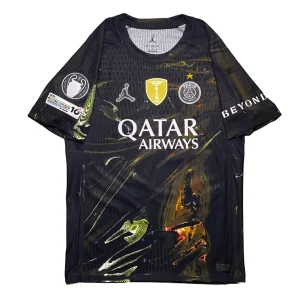 [Player Edition] PSG x Jordan 2025/26 Night Edition Shirt (UEFA CL Full Set)