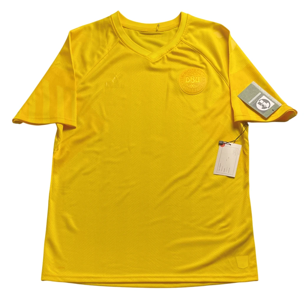 Denmark 2022 Goalkeeper Yellow Shirt Front View