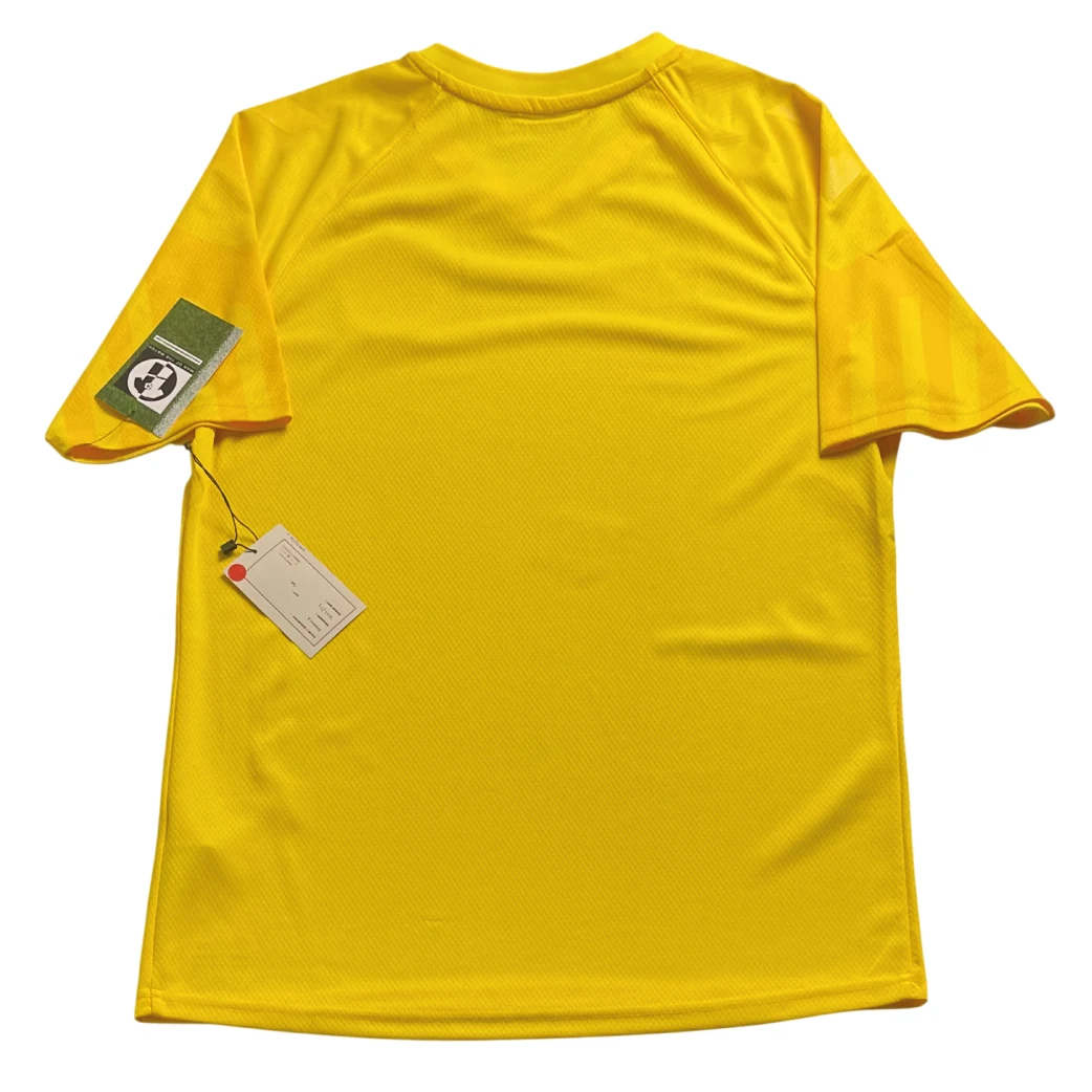 Denmark 2022 Goalkeeper Yellow Shirt Back View