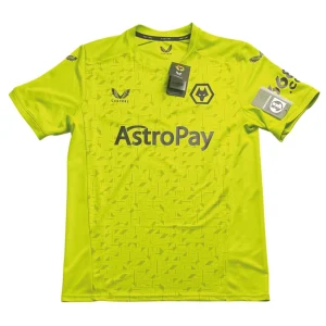 Wolves 2023/24 Goalkeeper Away Shirt Front View