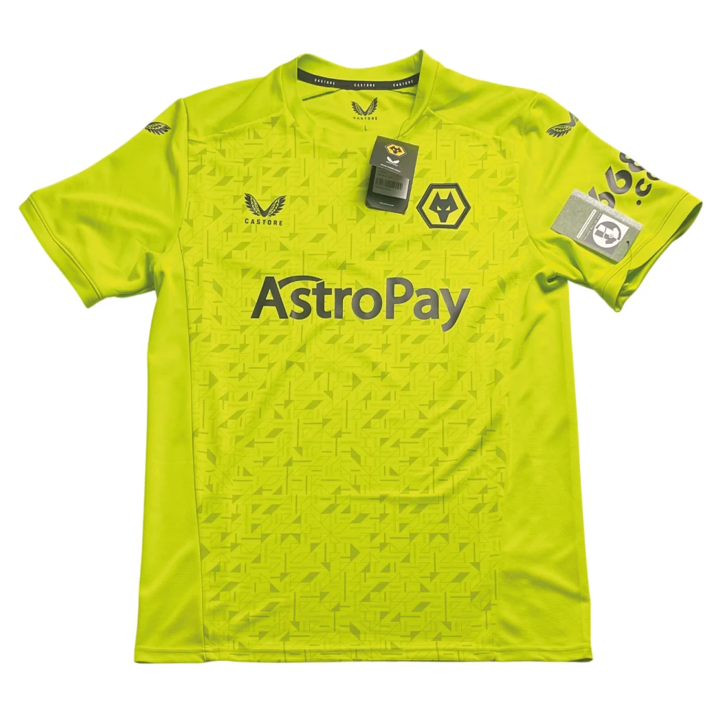 Wolves 2023/24 Goalkeeper Away Shirt Front View