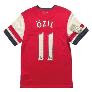 Arsenal 2013/14 Home Shirt - Ozil #11 Back View