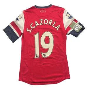 [Kitroom Edition] Arsenal 2012/13 Home Shirt - S. Cazorla #19 Back View