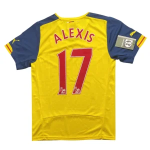Arsenal 2014/15 Away Shirt - Alexis #17 Back View