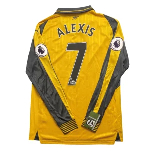 [Long Sleeve] Arsenal 2016/17 Away Shirt - Alexis #7 Back View