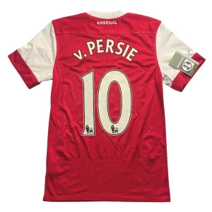 Arsenal 2010/11 Home Shirt - v. Persie #10 Back View