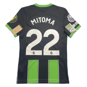 Brighton 2023/24 Away Shirt - Mitoma #22 Back View