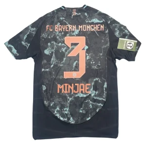 [Player Edition] Bayern Munich 2024/25 Away Shirt - Minjae #3 Back View