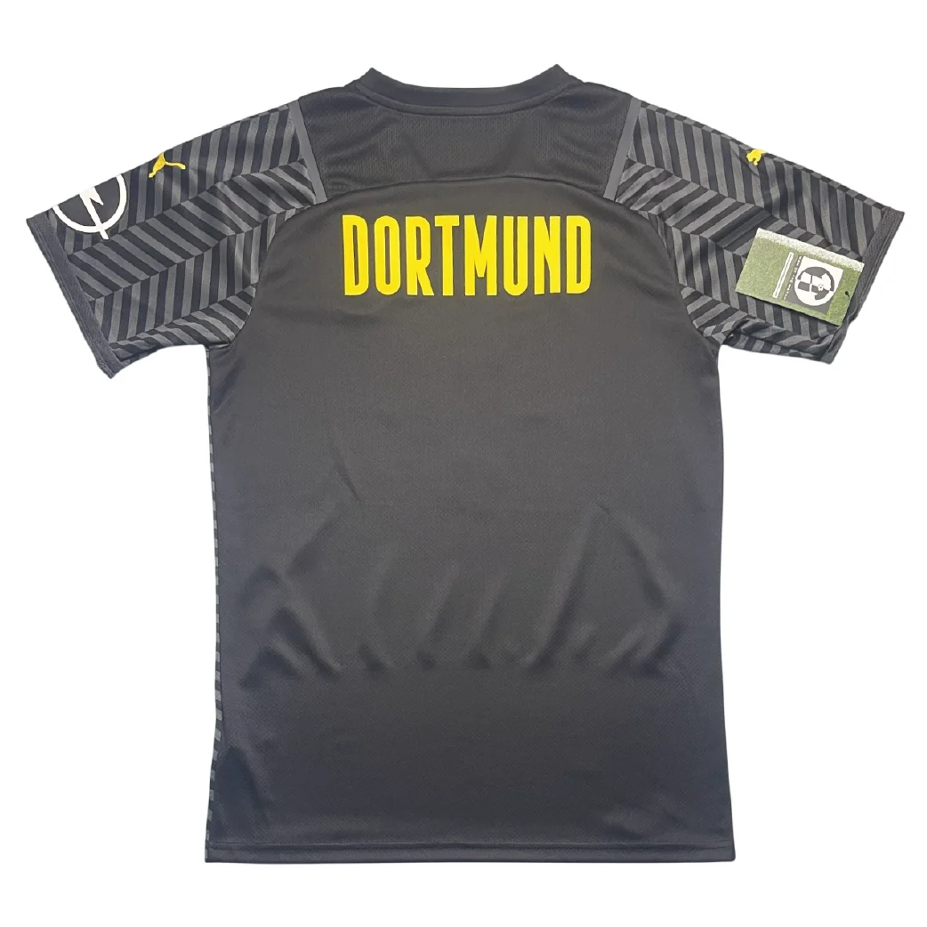 Borussia Dortmund 2021/22 Away Shirt Back View