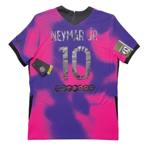 [Player Edition] PSG x Jordan 2020/21 4th Shirt - Neymar Jr. #10 Back View