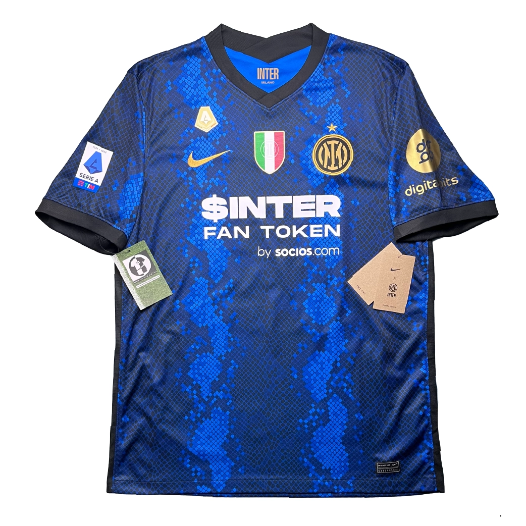 Inter Milan 2021/22 Home Shirt - Barella #23 Front View