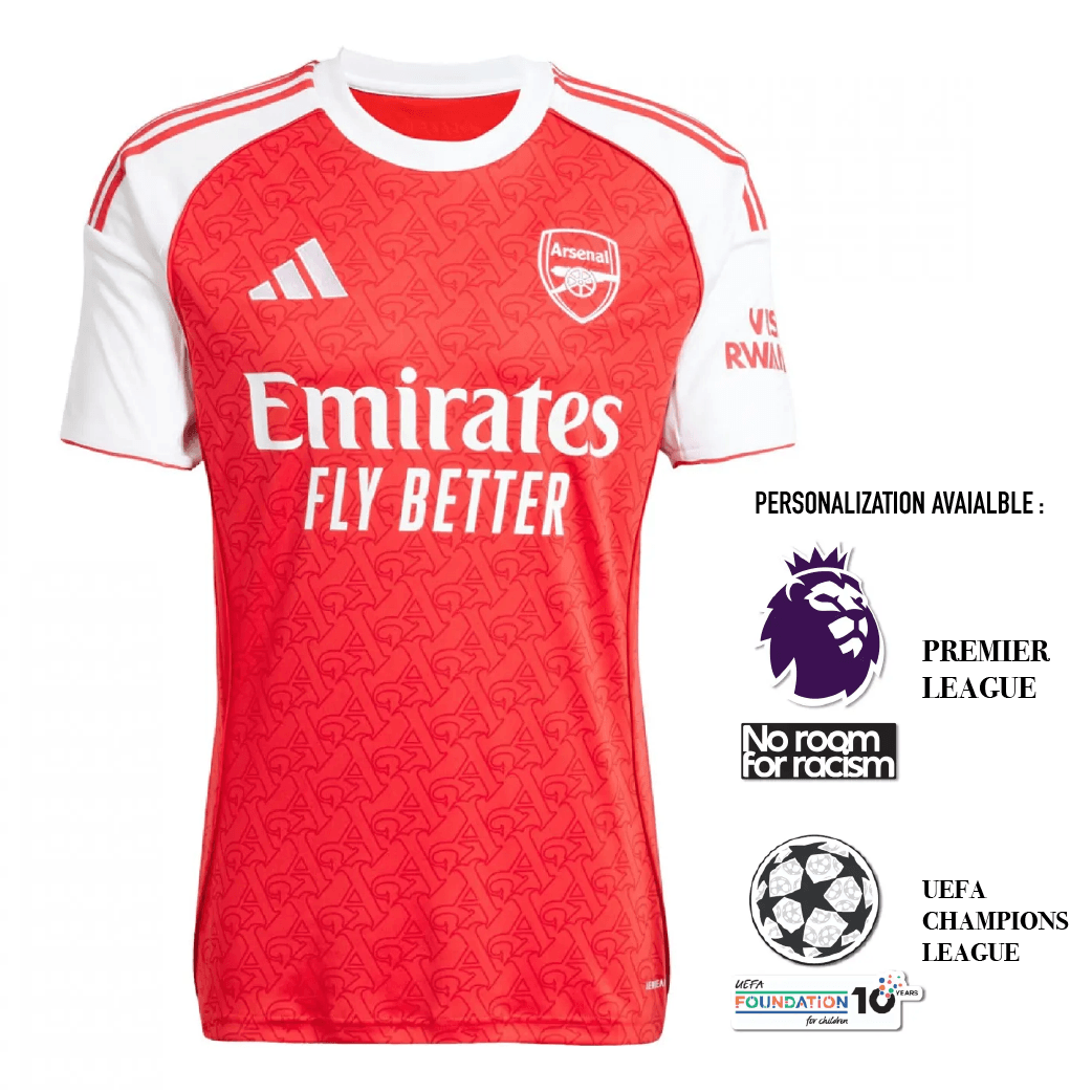 Arsenal 2025/26 Home Shirt
