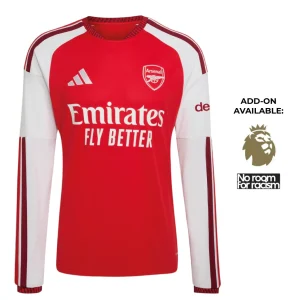 [Long Sleeve] Arsenal 2026/27 Home Shirt Personalization View