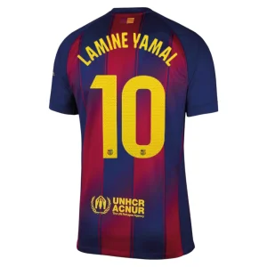 Barcelona 2025/26 Home Shirt - Lamine Yamal #10 Back View
