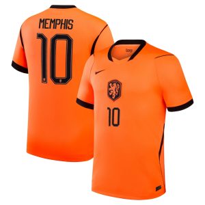 Netherlands 2026 Home Shirt - Memphis #10