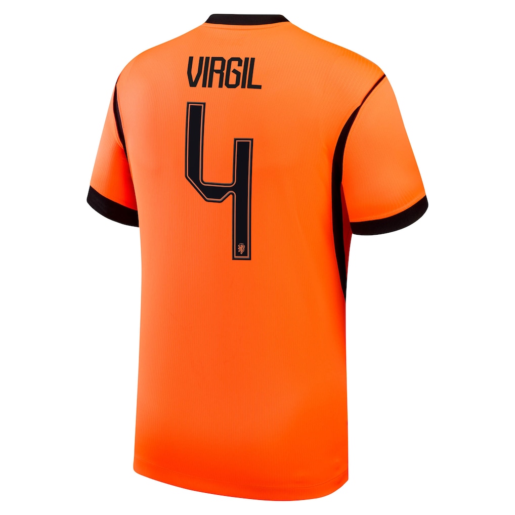 Netherlands 2026 Home Shirt - Virgil #4 - Image 2