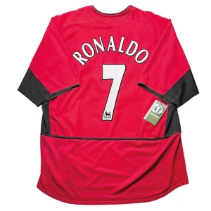 Manchester United 2003/04 Home Shirt - Ronaldo #7 Back View
