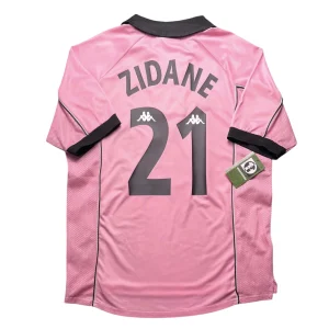 Juventus 1997/98 Centenary Away Shirt - Zidane #21 Back View