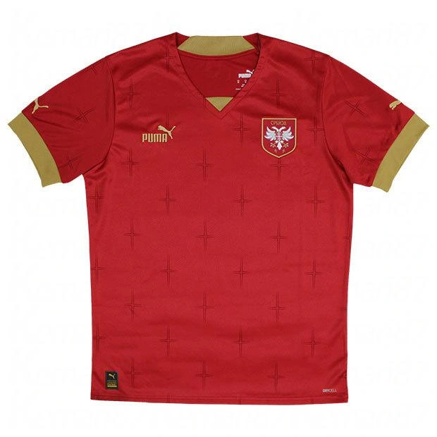 Serbia 2022 Home Shirt Front View