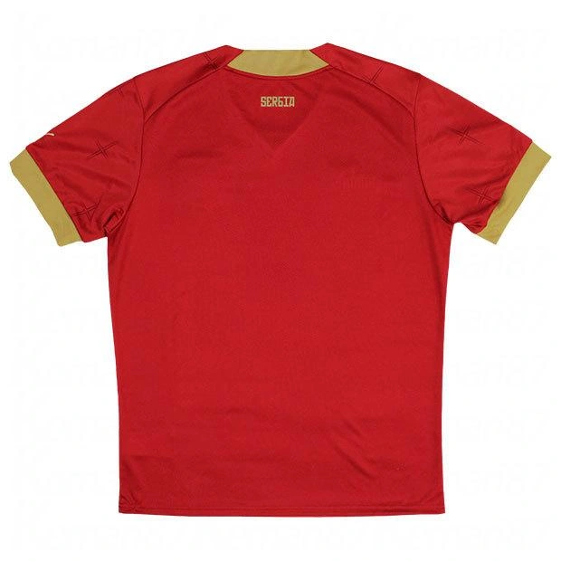 Serbia 2022 Home Shirt Back View