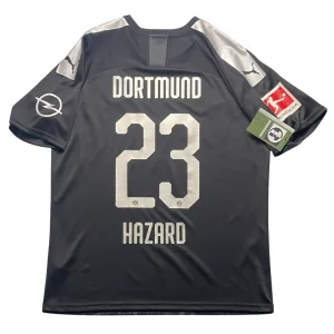 Borussia Dortmund 2019/20 Away Shirt - Hazard #23 Back View