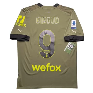 AC Milan 2022/23 3rd Shirt - Giroud #9 Back View
