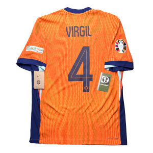 [Player Edition] Netherlands Euro 2024 Home Shirt - Virgil #4 (Size M)