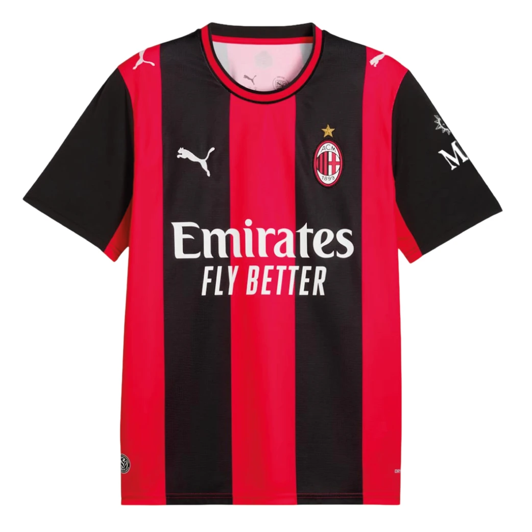 AC Milan 2026/27 Home Shirt with Sponsors Front View