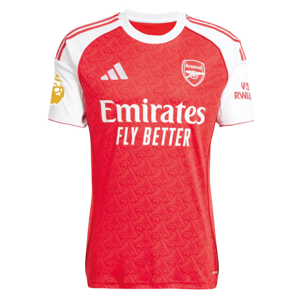 Arsenal 2025/26 Champions 26 Home Shirt Front View
