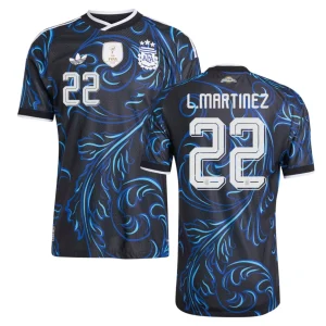 [Player Edition] Argentina 2026 World Cup Away Shirt - L. Martinez #22 Both View