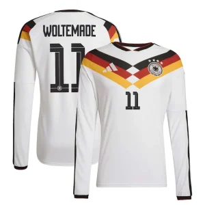 [LS - Player Edition] Germany 2026 World Cup Home Shirt - Woltemade #11 Both View