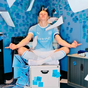 [Player Edition] Manchester City 2026/27 Home Shirt - Haaland #9 Visual View